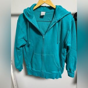 Aritzia Tna Cozy Fleece Boyfriend Zip Hoodie